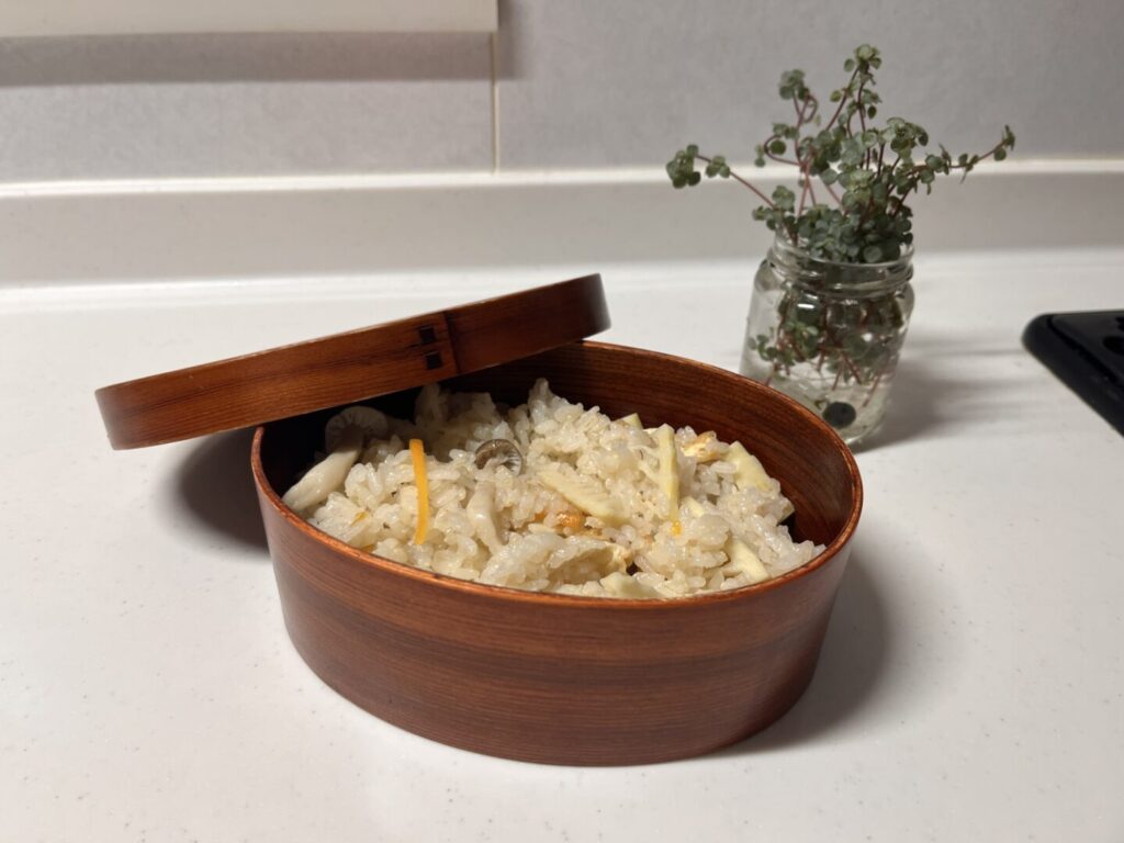 あるもので作る、わが家の目分量たけのこご飯