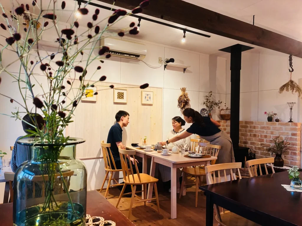 Cafe Labasの店内の様子